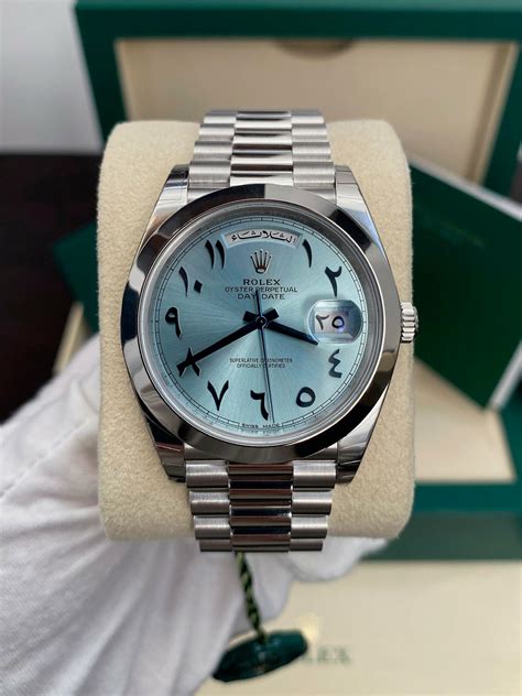 rolex day just numeri arabi|rolex day date arabic dial.